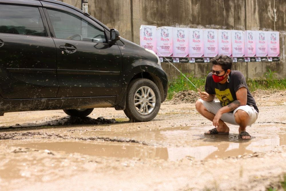 Foto sindiran ini bak model-model terkenal